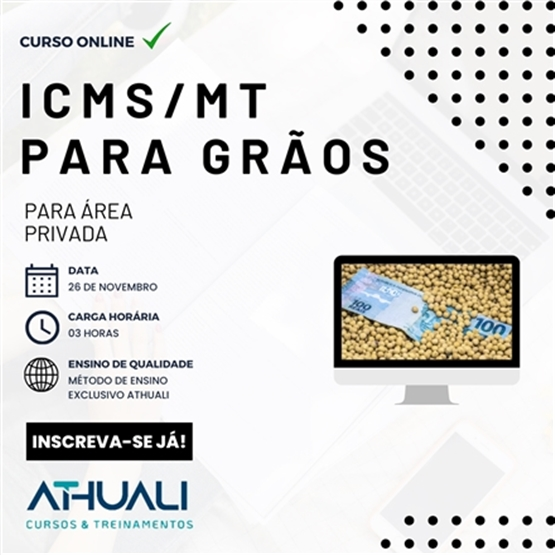 ICMS/MT  PARA GRÃOS - NOVEMBRO 2024